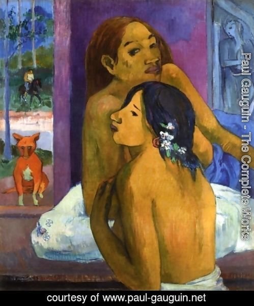Paul Gauguin - Two Women Aka Flowered Hair