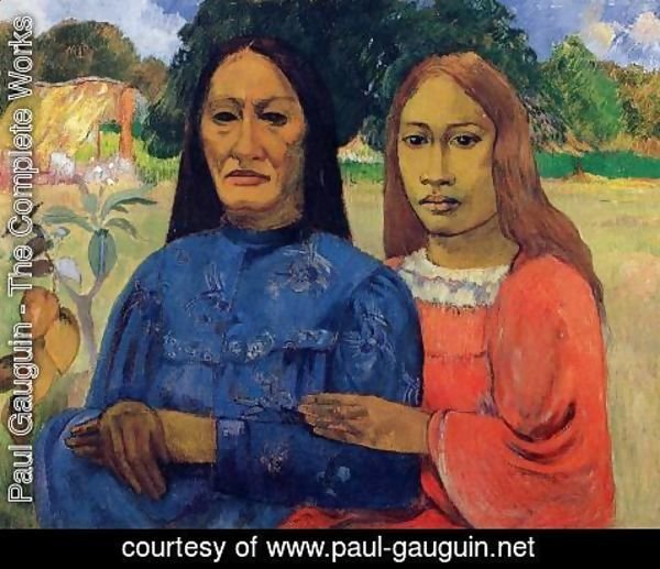 Paul Gauguin - Two Women Aka Mother And Daughter