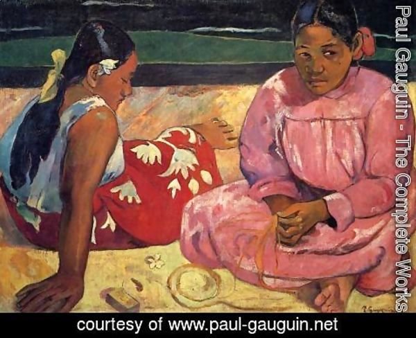 Paul Gauguin - Two Women On The Beach