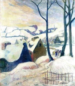 Paul Gauguin - Village In The Snow