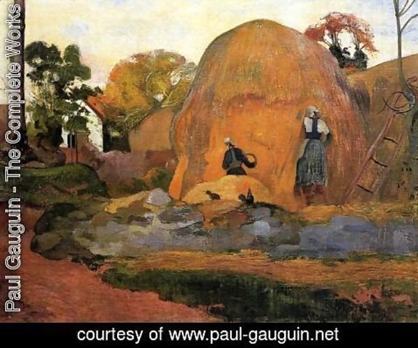 Paul Gauguin - Yellow Haystacks Aka Golden Harvest