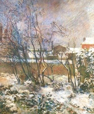Paul Gauguin - Garden in the Snow
