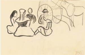 Fils de l'artiste couche