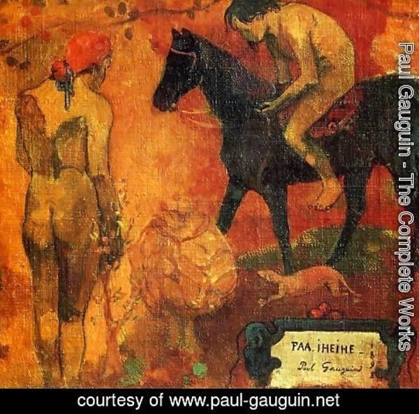 Paul Gauguin - Faa Iheihe (detail)
