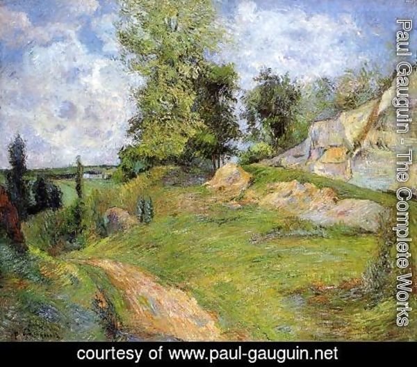 Paul Gauguin - Chou Quarries at Pontoise - I