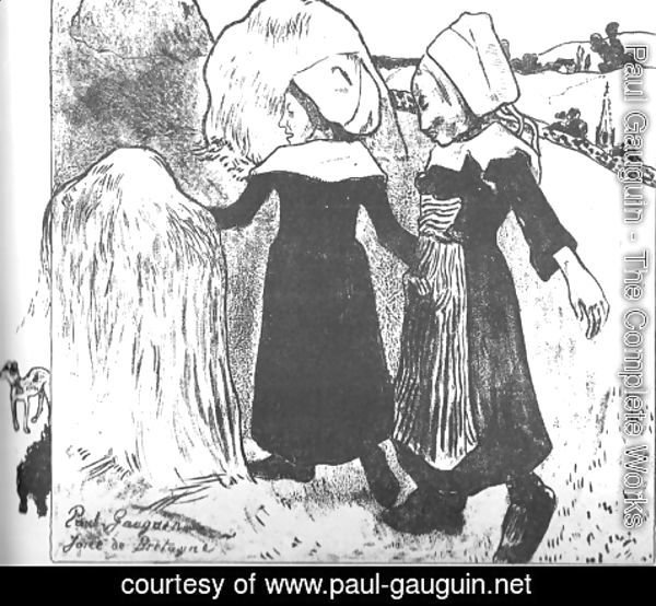Paul Gauguin - Breton Cheerfulness