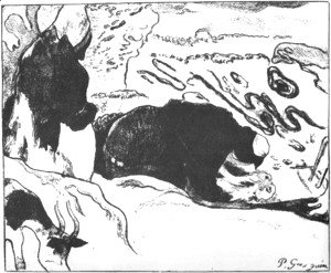 Paul Gauguin - Washerwomen II