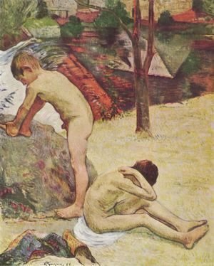Paul Gauguin - Bathers Breton boy