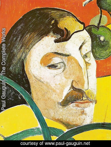 Paul Gauguin - Caricature portrait of Paul Gaugin (detail)