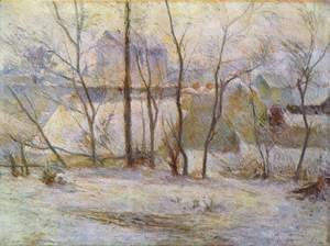 Paul Gauguin - Garden in the snow 2