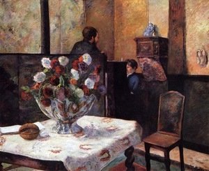 Paul Gauguin - Interior of the Painter's House, rue Carcel