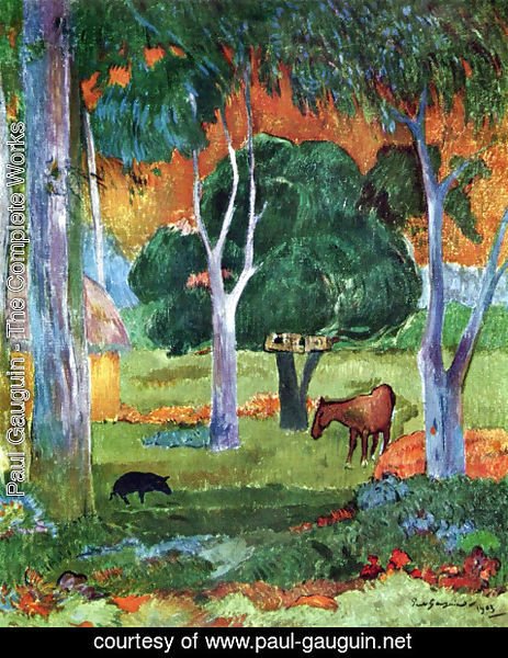 Paul Gauguin - Landscape at La Dominique