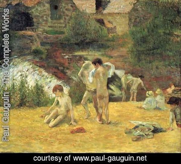 Paul Gauguin - The Moulin du Boid d'Amour Bathing Place