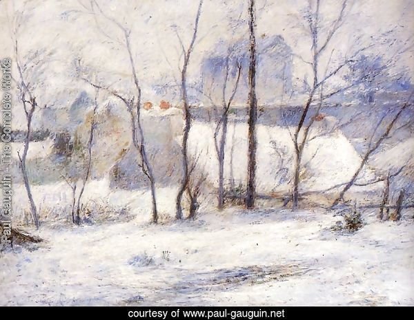 Winter Landscape, Effect of Snow