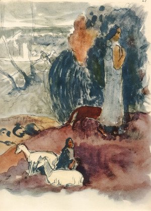 Paul Gauguin - Watercolor 13
