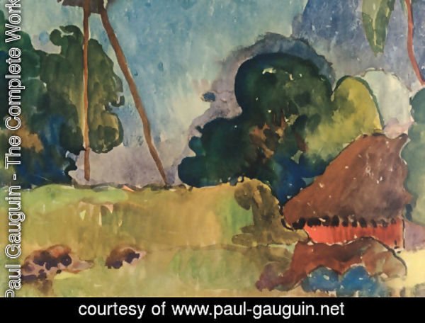 Paul Gauguin - Watercolor 21