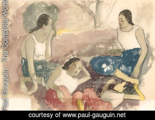 Paul Gauguin - Watercolor 34