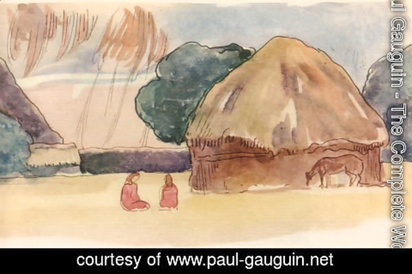Paul Gauguin - Watercolor 43