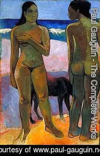 Paul Gauguin - Two Nudes on a Tahitian Beach