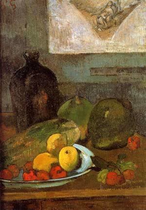 Paul Gauguin - Still Life with Delacroix Drawing 1887
