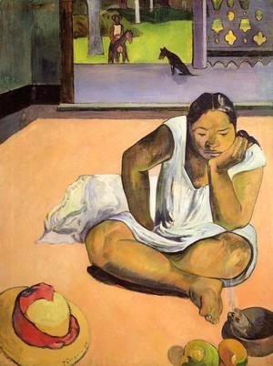 Paul Gauguin - Te Faaturuma (aka The Brooding Woman) 1891