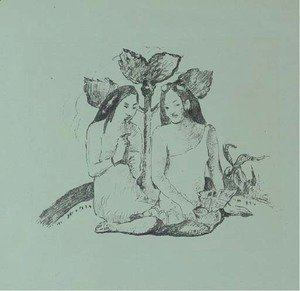 Paul Gauguin - Deux Femmes Maories accroupies