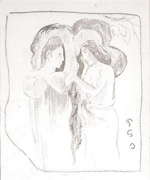 Paul Gauguin - Deux femmes tahitiennes