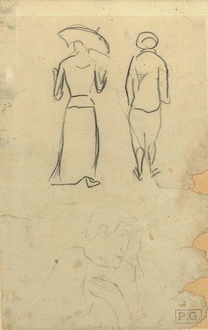 Paul Gauguin - Etudes de personnages