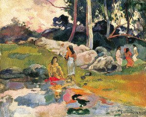 Paul Gauguin - Femmes au bord de la riviere
