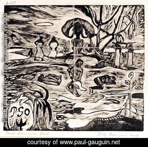 Paul Gauguin - Mahana  Atua