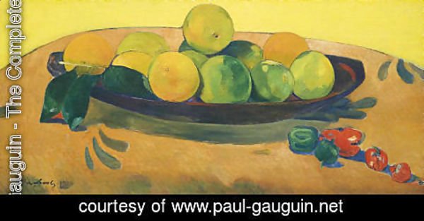 Paul Gauguin - Nature morte aux fruits et piments