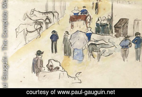 Paul Gauguin - Le Marche