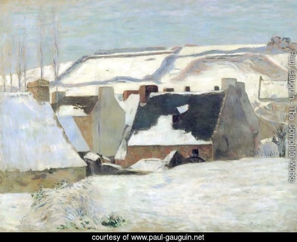 Breton Village in the Snow 2