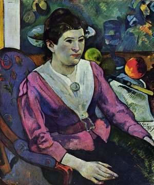 Paul Gauguin - Portrait of Marie Derrien Lagadu