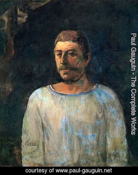 Paul Gauguin - Self-portrait pres du Golgotha