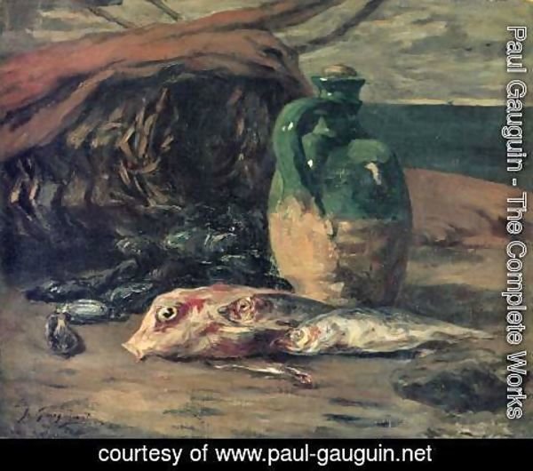 Paul Gauguin - Still life with fish