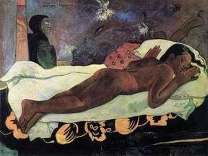 Paul Gauguin - The Spectre Watches over Her (Manao Tupapau)
