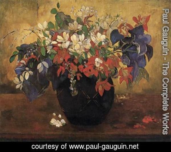 Paul Gauguin - A Vase of Flowers