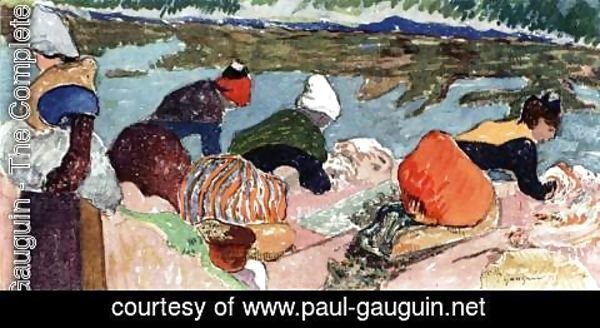 Paul Gauguin - Washerwomen at Arles