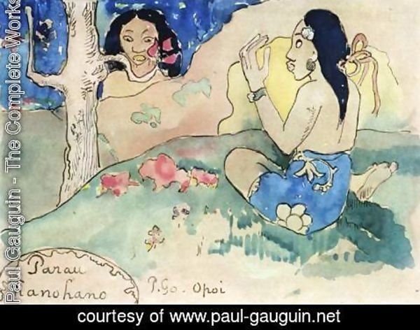 Paul Gauguin - Parau Hanohano (Terrifying Words)