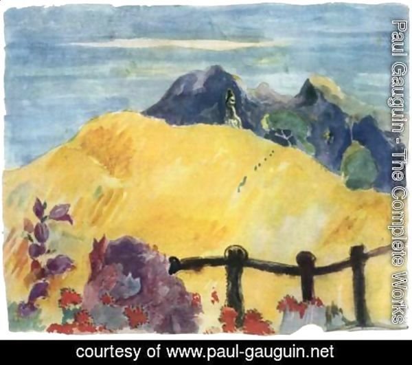 Paul Gauguin - Parahi Te Marae (The Sacred Mountain)