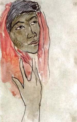 Paul Gauguin - Head of a Woman