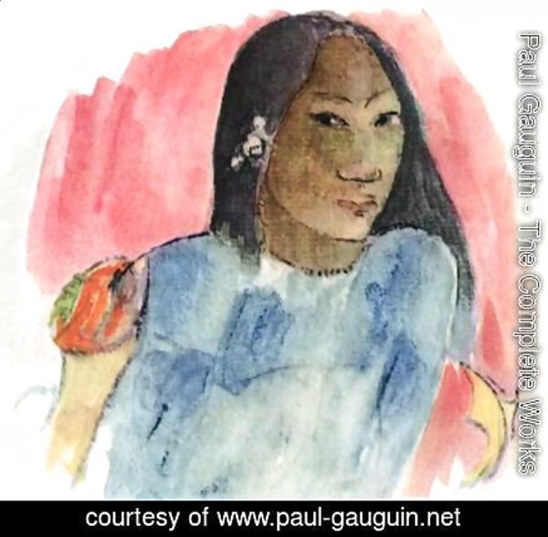 Paul Gauguin - Vahine No Te Vi (Woman with Mangoes