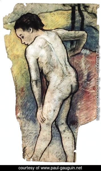 Paul Gauguin - Breton Woman Bathing