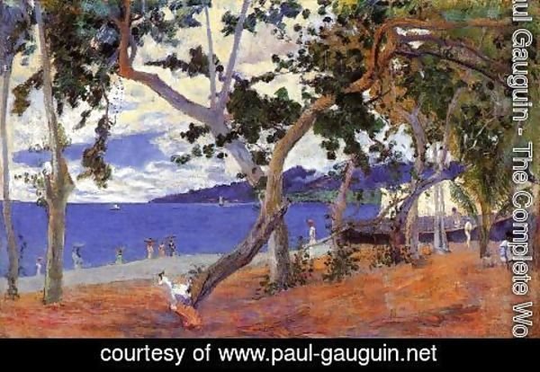 Paul Gauguin - Coastal Landscape from Martinique