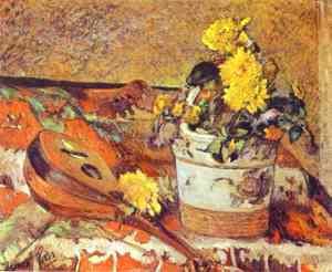 Paul Gauguin - Mandolina and Flowers