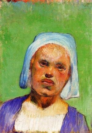 Paul Gauguin - Head of a Breton (Marie Louarn)