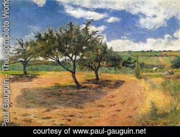 Paul Gauguin - Apple Trees At L Hermitage
