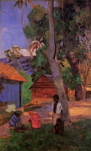 Paul Gauguin - Around The Huts