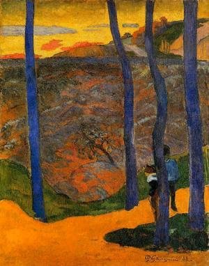 Paul Gauguin - Blue Trees